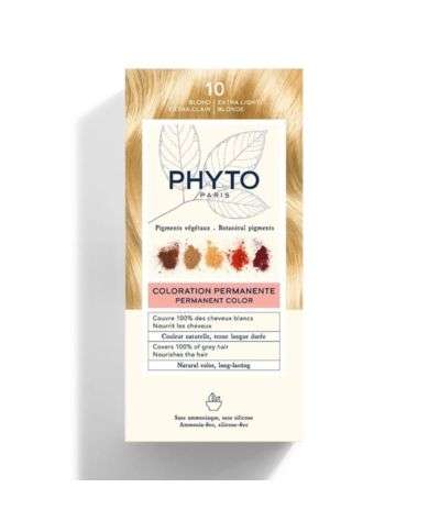 PHYTO COLOR KIT COLORATION 10 BLOND EXTRA CLAIR