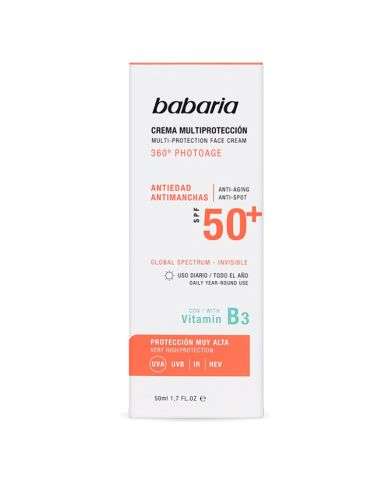 BABARIA CREME MULTIPROTECTION 360 PHOTOAGE SPF50+ 50ML