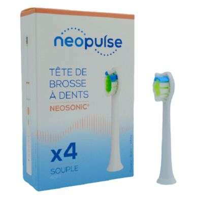 NEOPULSE TETE DE BROSSE A DENTS NEOSONIC 4 SOUPLE