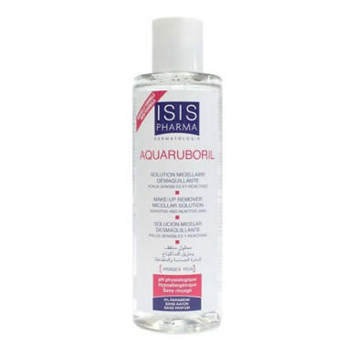 Isispharma AQUARUBORIL Solution micellaire démaquillante 200 ml 