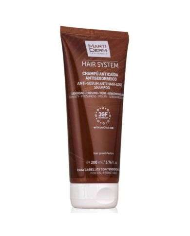MARTIDERM HAIR SYSTEM ANTI CHUTE SHAMPOING ANTI SEBUM 200 ML