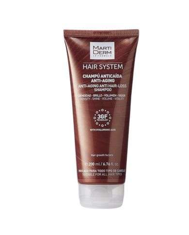 MARTIDERM HAIR SYSTEM ANTI CHUTE SHAMPOING ANTI AGE 200 ML