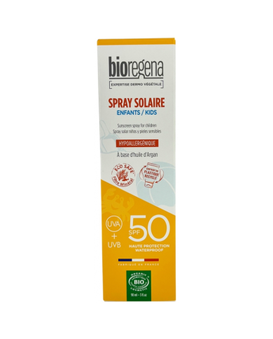 BIOREGENA SPRAY SOLAIRE ENFANT HAUTE TOLERANCE SPF50 90 ML