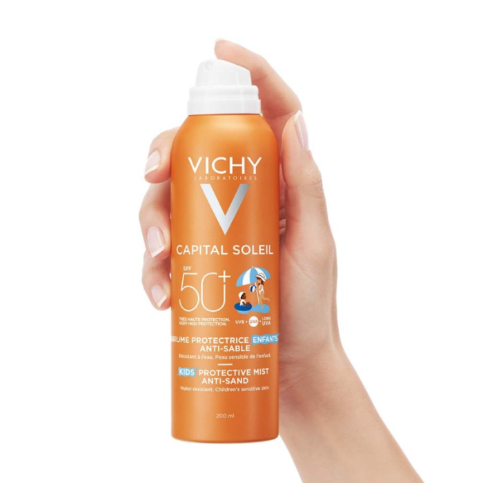 VICHY CAPITAL SOLEIL BRUME SOLAIRE ANTI SABLE ENFANT SPF 50+ 200 ML