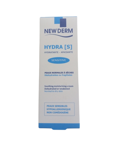 NEW DERM CREME HYDRA S SENSIBLE PEAUX NORMALES A SECHES 50 ML