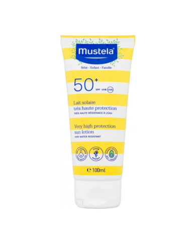 MUSTELA LAIT SOLAIRE TRES HAUTE PROTECTION SPF 50+ 100 ML