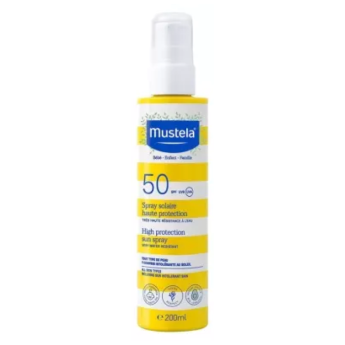 MUSTELA SPRAY SOLAIRE TRES HAUTE PROTECTION SPF 50+ 200 ML
