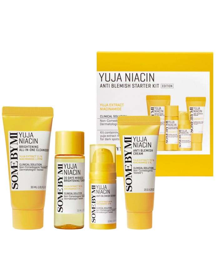 SOMEBYMI YUJA NIACIN ANTI BLEMISH STARTER KIT