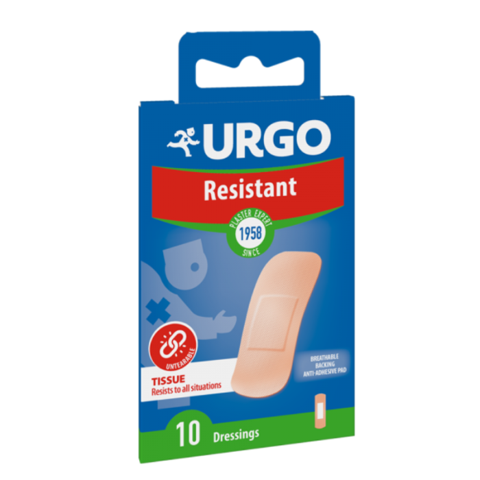 URGO RESISTANCE 10 PANSEMENTS
