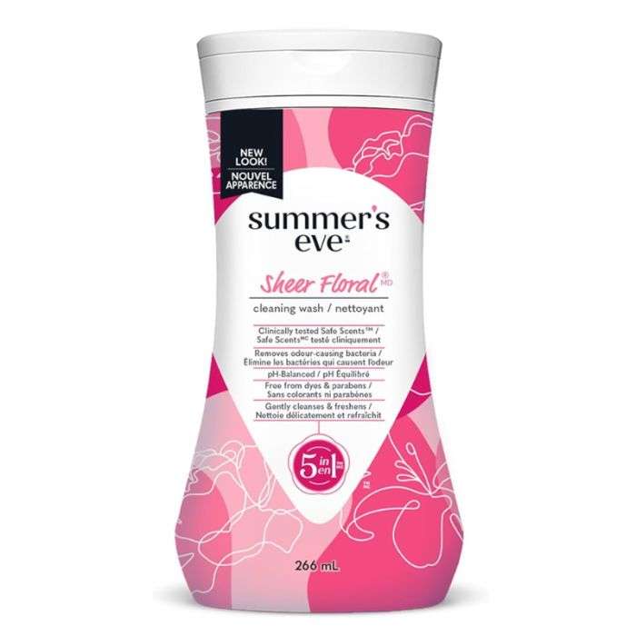 SUMMERS EVE CLEANSING WASH SEHEER FLORAL GEL 266 ML