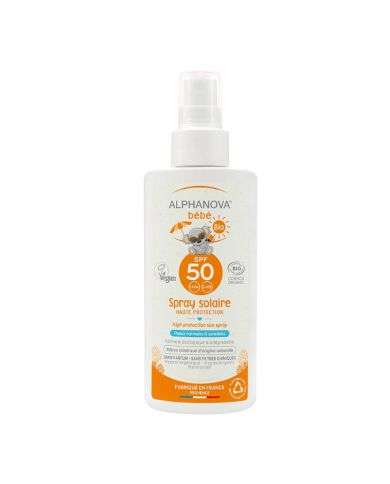ALPHANOVA BEBE SPRAY SOLAIRE SPF 50 BIO 125 G