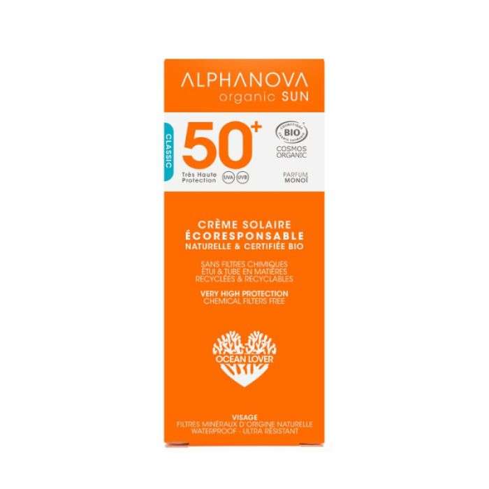 ALPHANOVA CREME SOLAIRE SPF 50+ BIO 50 G