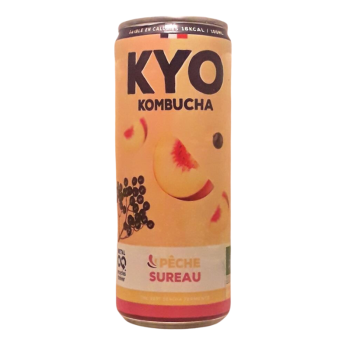KYO KOMBUCHA CANETTE SUREAU PECHE 330 ML