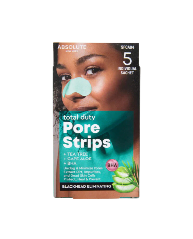 ABSOLUTE NEW YORK PORE STRIPS TOTAL DUTY  BHA