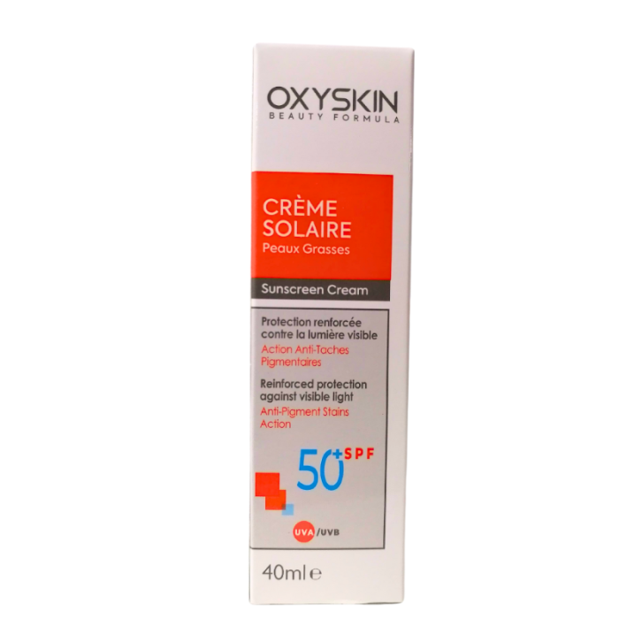 OXYSKIN CREME SOLAIRE PEAUX GRASSES