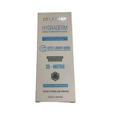 ECLADERM HYDRADERM CREME HYDRATANTE INTENSE 72H 50 ML