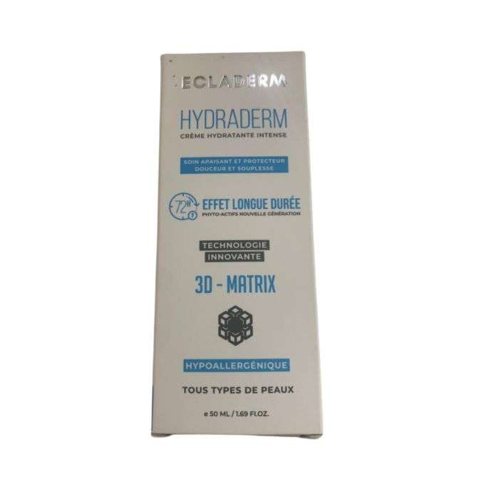 ECLADERM HYDRADERM CREME HYDRATANTE INTENSE 72H 50 ML
