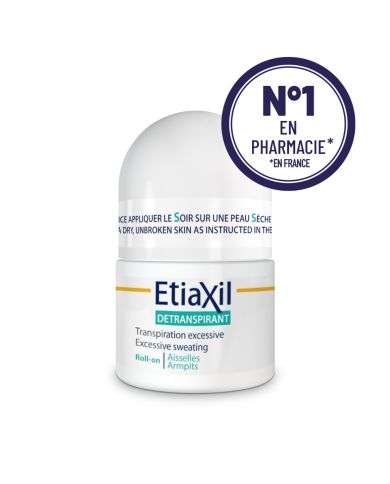 ETIAXIL DETRANSPIRANT ROLL ON PEAUX SENSIBLES 15 ML