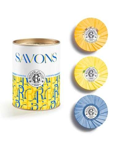 ROGER ET GALLET ASSORTIMENT 3 SAVONS FRESH WOOD
