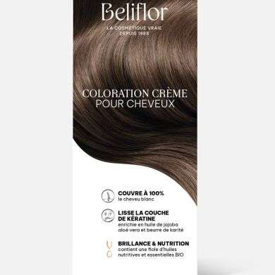 BELIFLOR COLORATION CREME POUR CHEVEUX 07 BLOND MOYEN 135 ML