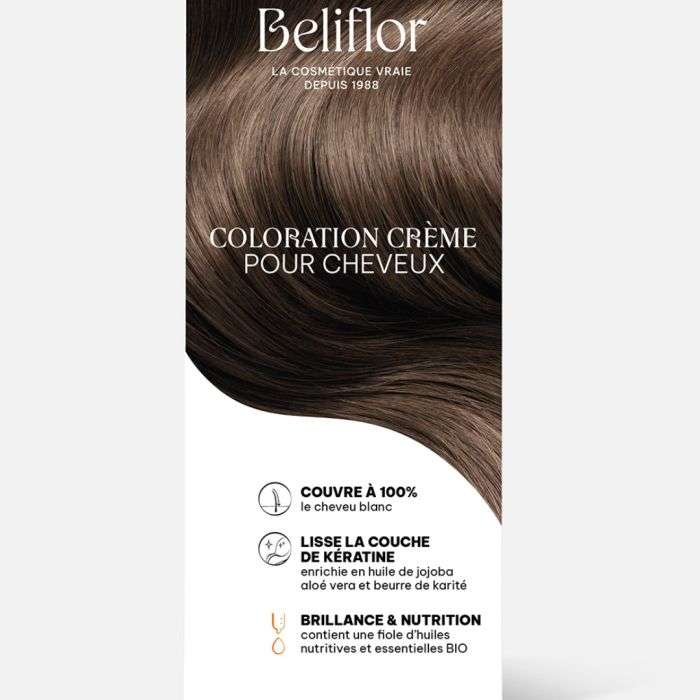 BELIFLOR COLORATION CREME POUR CHEVEUX 07 BLOND MOYEN 135 ML