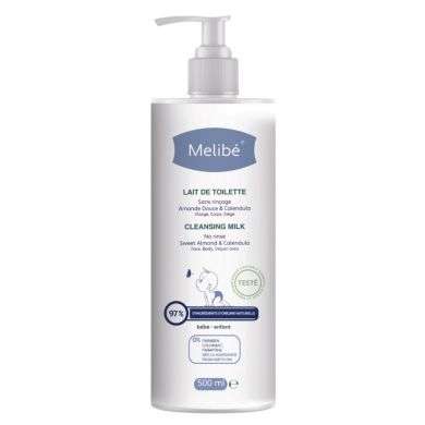 MELIBE LAIT DE TOILETTE SANS RINCAGE 500 ML