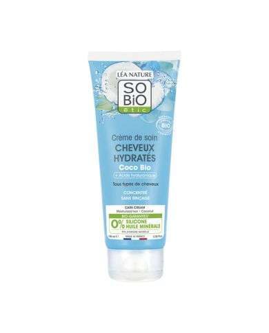 SO BIO CREME DE SOIN CHEVEUX HYDRATES COCO BIO 100 ML
