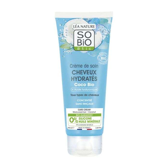 SO BIO CREME DE SOIN CHEVEUX HYDRATES COCO BIO 100 ML