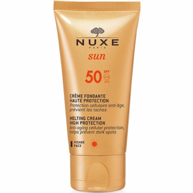 NUXE SUN CRÉME FONDANTE HAUTE PROTECTION SPF 50 AUX FLEURS D'EAU ET DE SOLEIL 50 ML