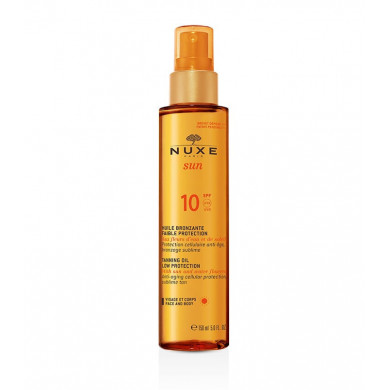 NUXE NUXE SUN, Huile Bronzante Faible Protection SPF10 - 150 ml