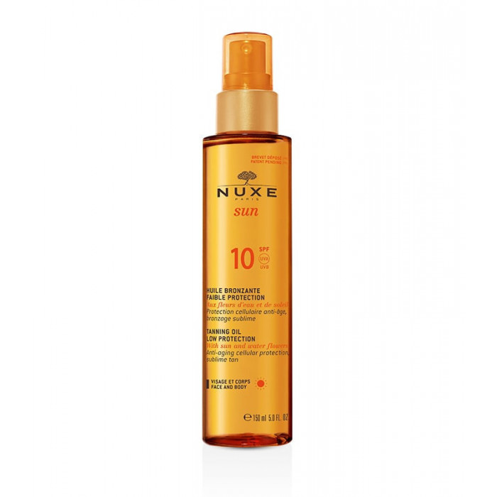 NUXE NUXE SUN, Huile Bronzante Faible Protection SPF10 - 150 ml