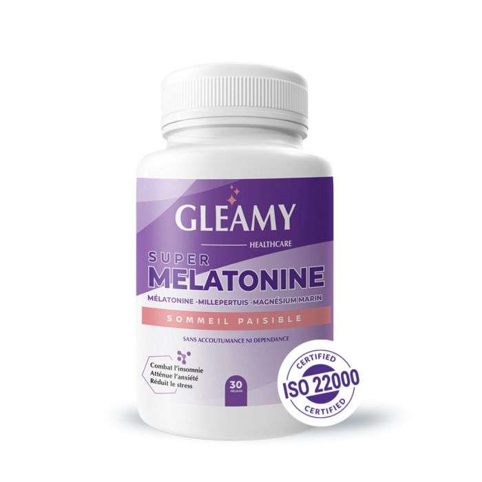 GLEAMY SUPER MELATONINE 30 GELULES