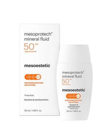 MESOESTETIC MESOPROTECH MINERAL FLUID SPF 50 TEINTE 50ML