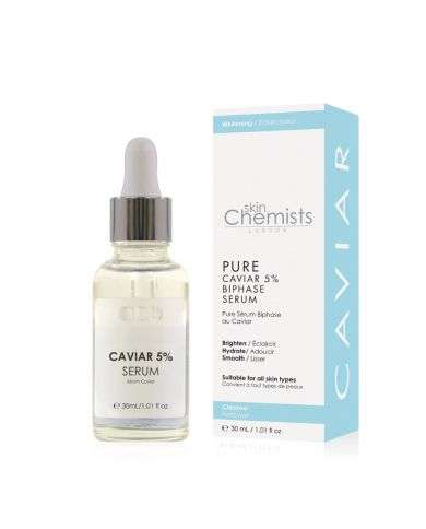 SKIN CHEMISTS PURE CAVIAR 5% BIPHASE SERUM 30ML