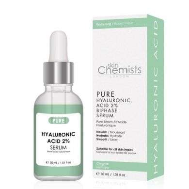 SKIN CHEMISTS PURE HYALURONIC ACID 2% BIPHASE SERUM 30 ML