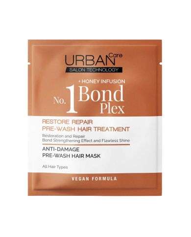 URBAN CARE SALON TECHNOLOGY HONEY INFUSION N01 BOND PLEX PRE WASH MASQUE CHEVEUX 50 ML