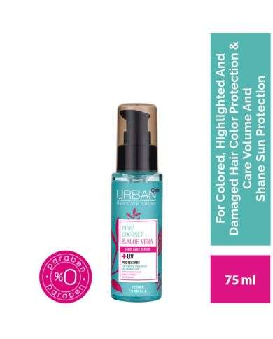 URBAN CARE PURE COCO ET ALOE VERA SERUM CHEVEUX COLORES 75 ML