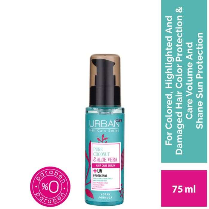 URBAN CARE PURE COCO ET ALOE VERA SERUM CHEVEUX COLORES 75 ML