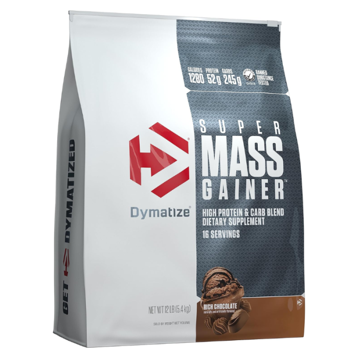 DYMATIZE SUPER MASS GAINER 5.4 Kg GOUT CHOCOLAT RICHE