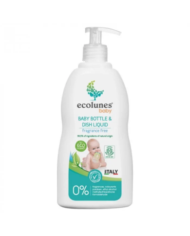 ECOLUNES BABY LIQUIDE LAVAGE BIBERON ECOLOGIQUE ET HYPOALLERGENIQUE 500 ML