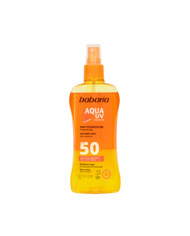BABARIA  AQUA UV SPRAY FOTOPROTECTOR SPF 50 200 ML