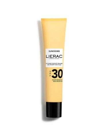 LIERAC SUNISSIME LE FLUIDE VELOUTE SOLAIRE SPF 30 VISAGE 40 ML