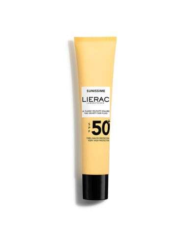 LIERAC SUNISSIME LE FLUIDE VELOUTE SOLAIRE SPF 50 VISAGE 40 ML