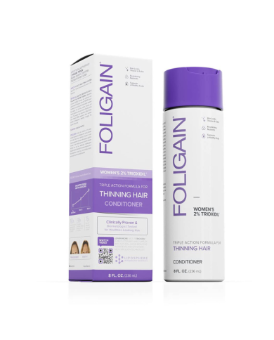 FOLIGAIN APRES SHAMPOING FEMME VOLUMATEUR TRIPLE ACTION 2% TRIOXIDIL 236 ML