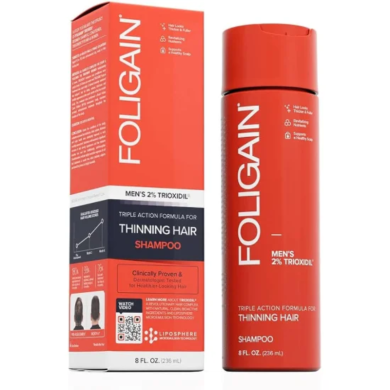 Shampooing triple action homme Foligain