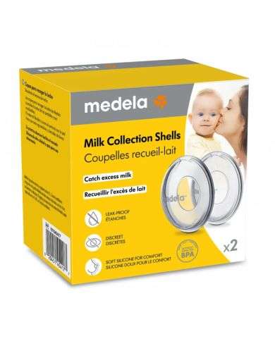 MEDELA COQUILLE DE RECUEIL DE LAIT x2