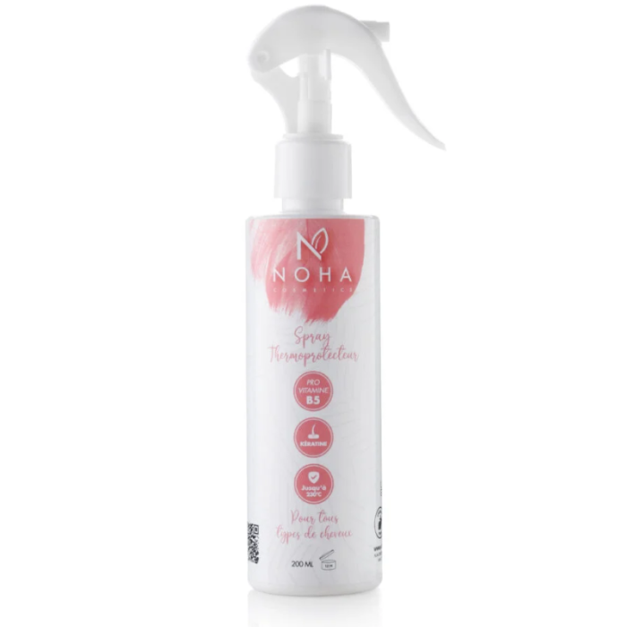 NOHA COSMETICS SPRAY THERMOPROTECTEUR TOUT TYPE DE CHEVEUX 200 ML