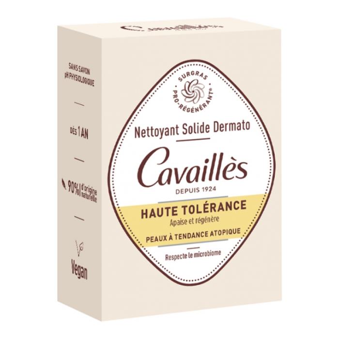 ROGE CAVAILLES NETTOYANT SOLIDE DERMATO HAUTE TOLERANCE PEAUX ATOPIQUES 100 G
