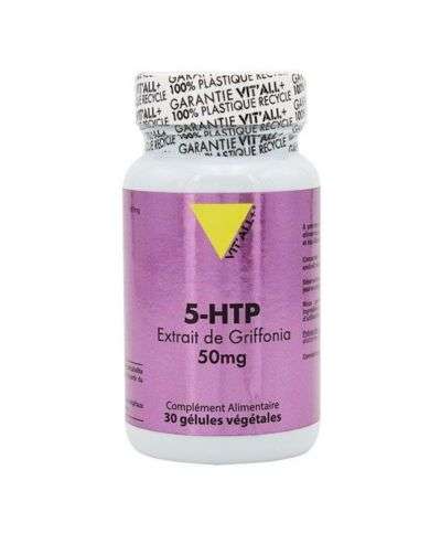 VITALL+ 5 HTP EXTRAIT DE GRIFFONIA 50 MG 30 GELULES VEGETALES