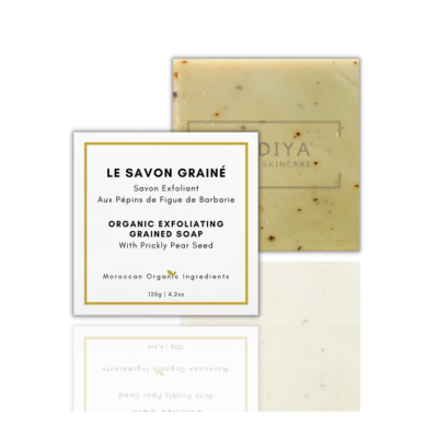 HENDIYA SAVON GRAINE EXFOLIANT VISAGE ET CORPS AUX PEPINS DE FIGUE DE BARBARIE 120 G